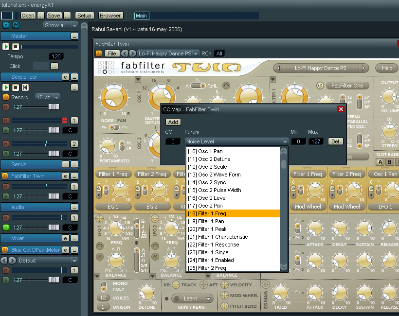 Step 10 - Add a parameter of your choice for automation (make sure it is set to the same cc value as DPMP is sending to)